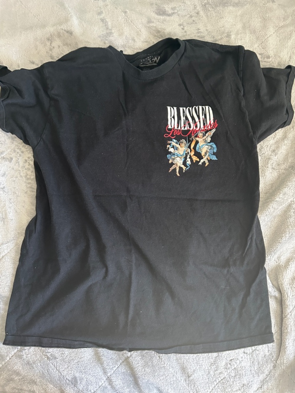 Blessed Los Angeles Black Short Sleeve Tee